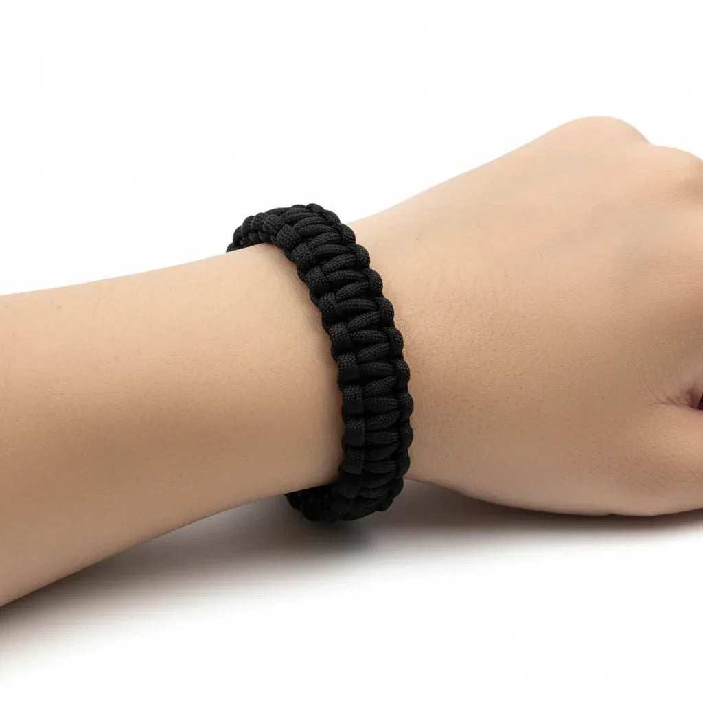 Bracelet paracorde noir - Surplus militaire
