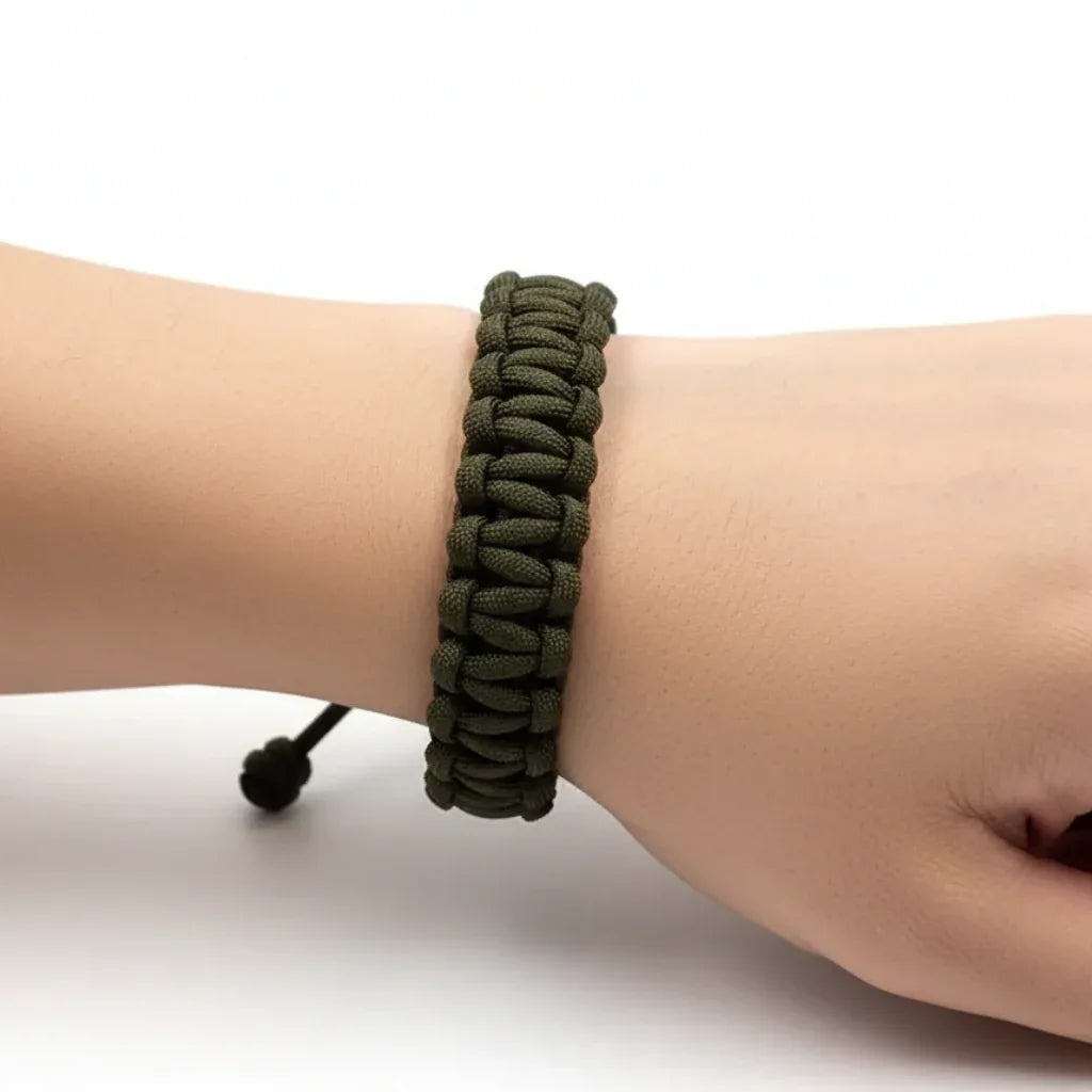 Bracelet paracorde vert - Surplus militaire