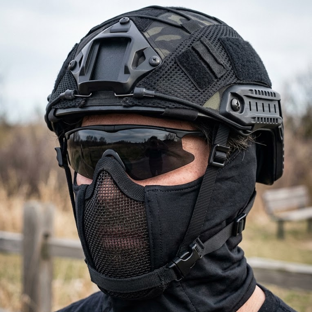 Cagoule grillagé airsoft