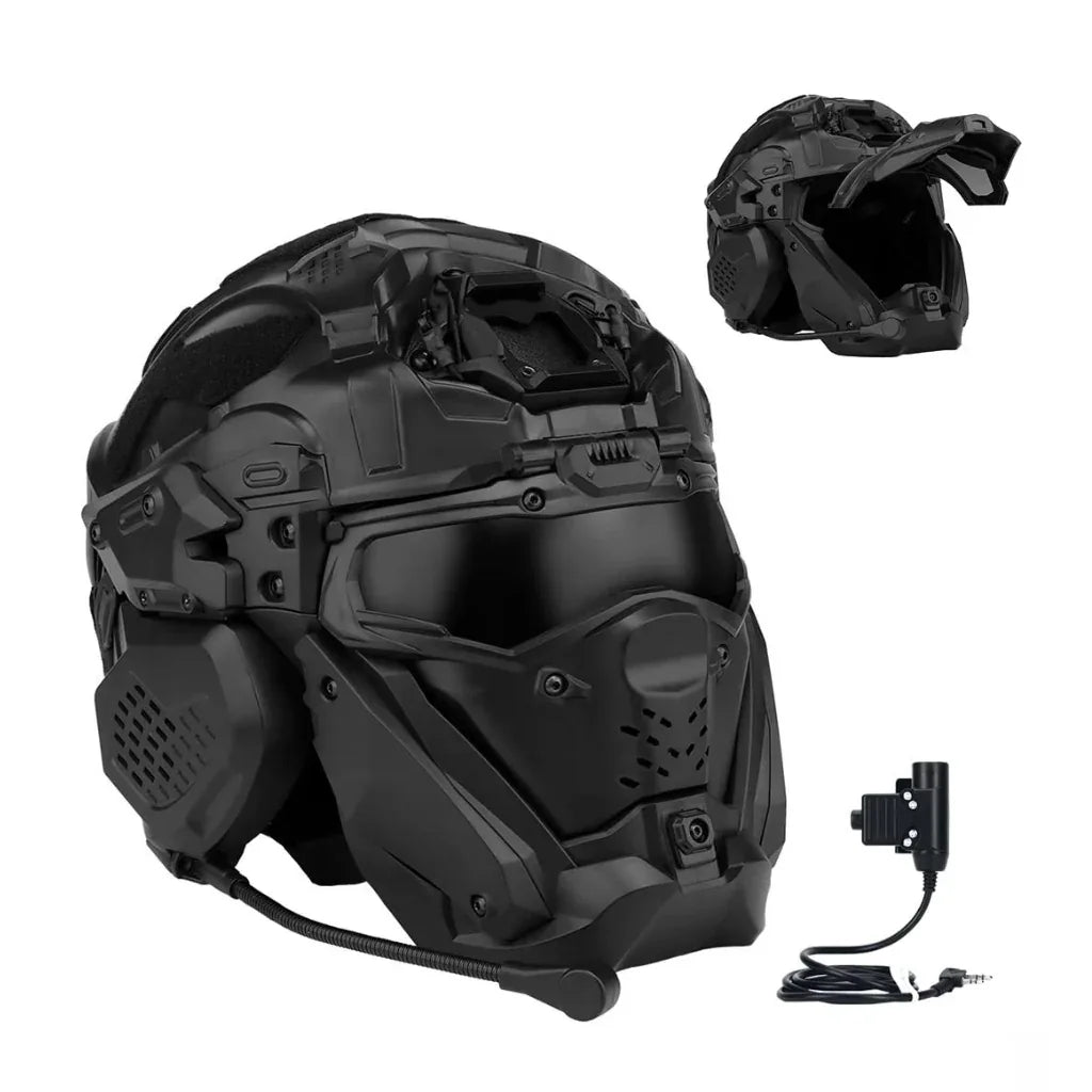 Casque airsoft avec lunette - Surplus militaire