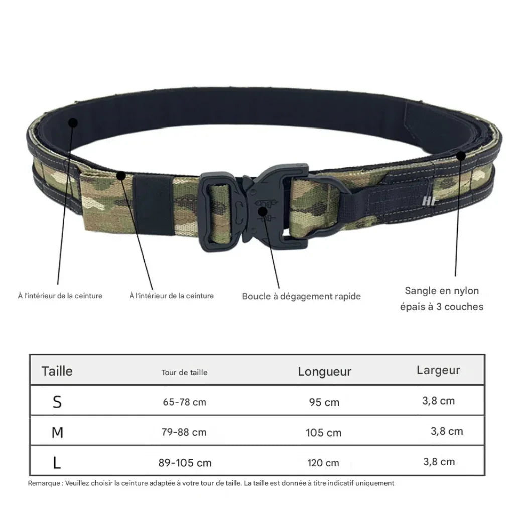 Ceinture tactique boucle cobra - Surplus militaire