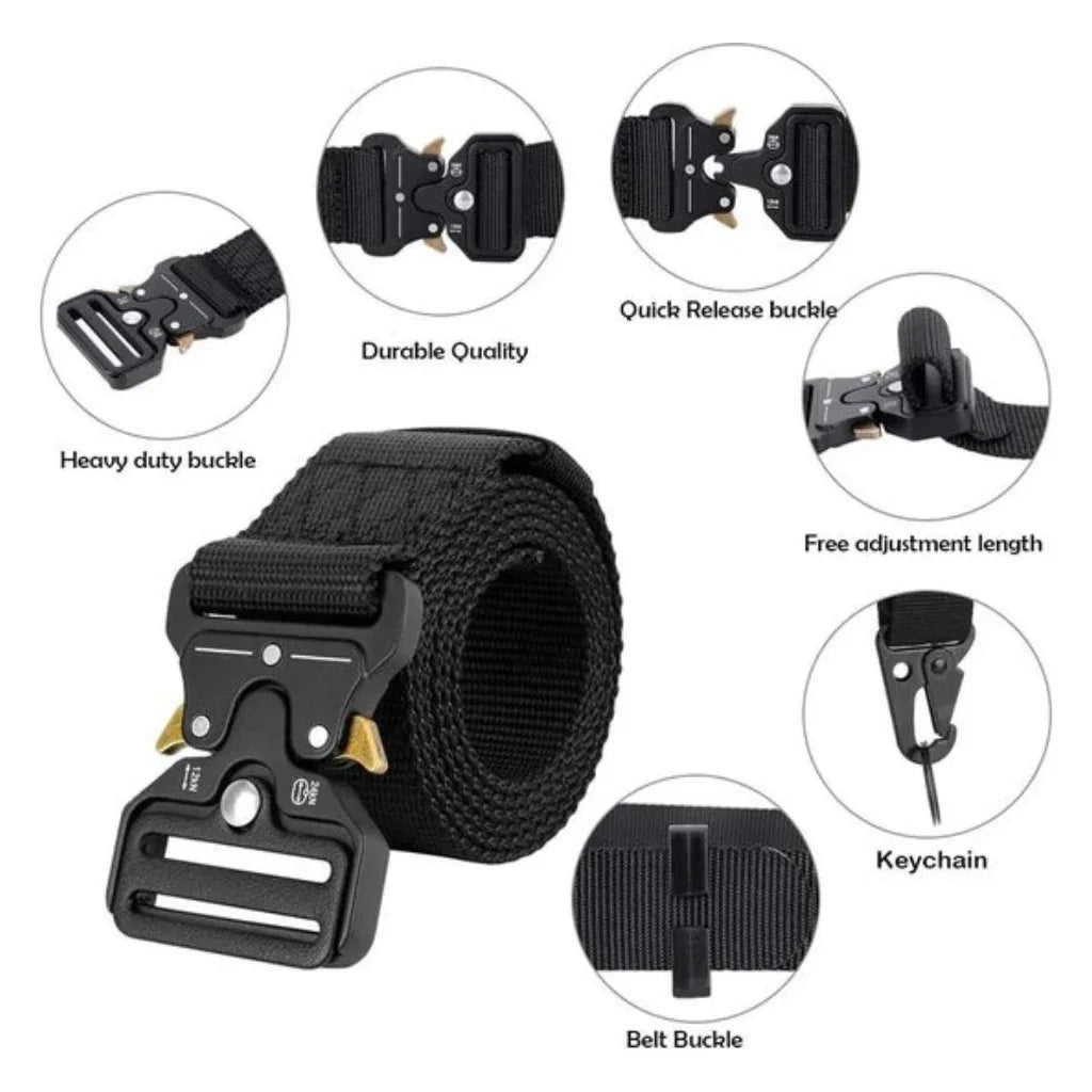 Ceinture tactique noir - Surplus militaire