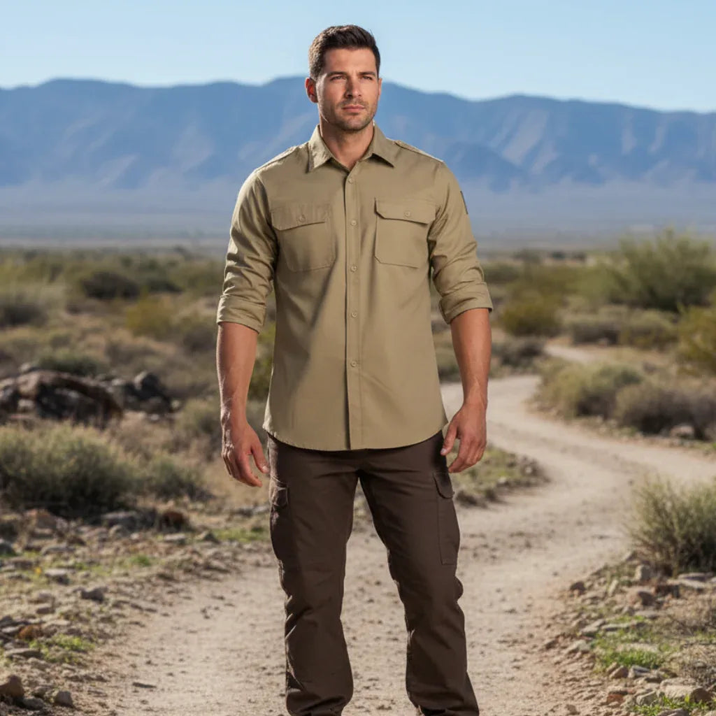Chemise militaire beige - Surplus militaire