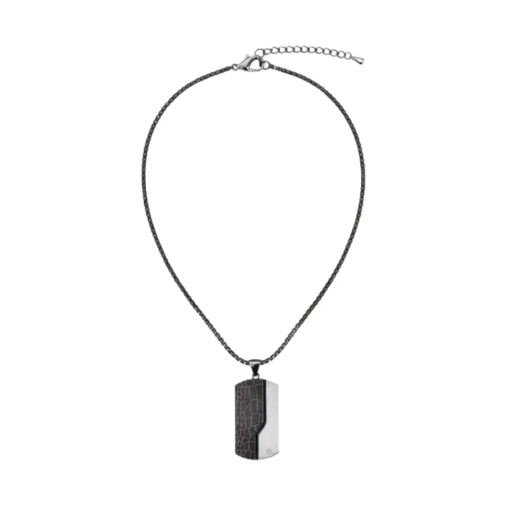 Collier plaque militaire argent - Surplus militaire