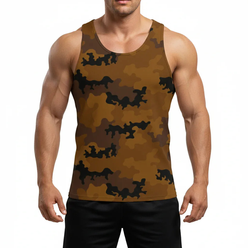 Debardeur militaire marron - Surplus militaire