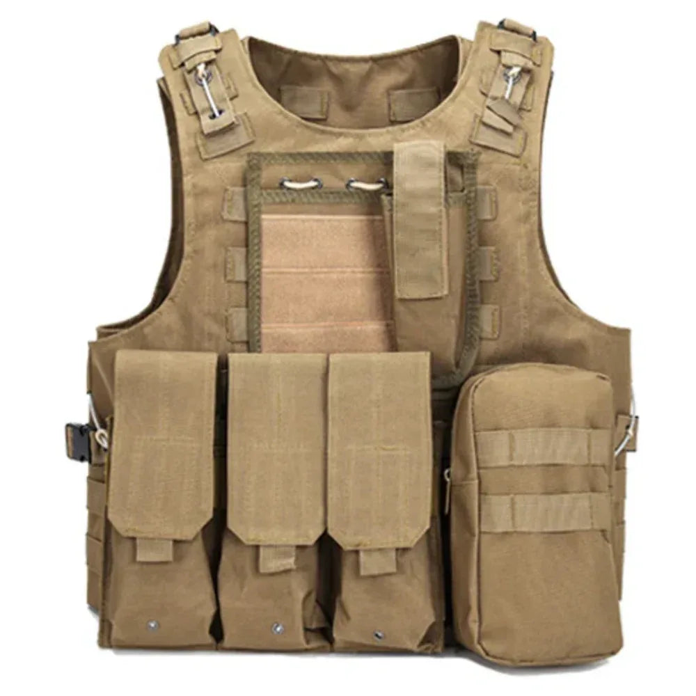 Gilet tactique beige - Surplus militaire