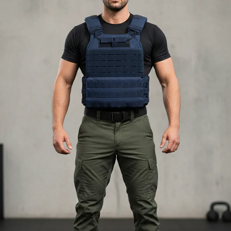 Gilet tactique bleu - Surplus militaire