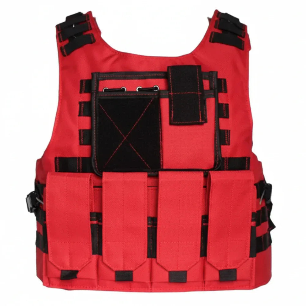 Gilet tactique rouge - Surplus militaire