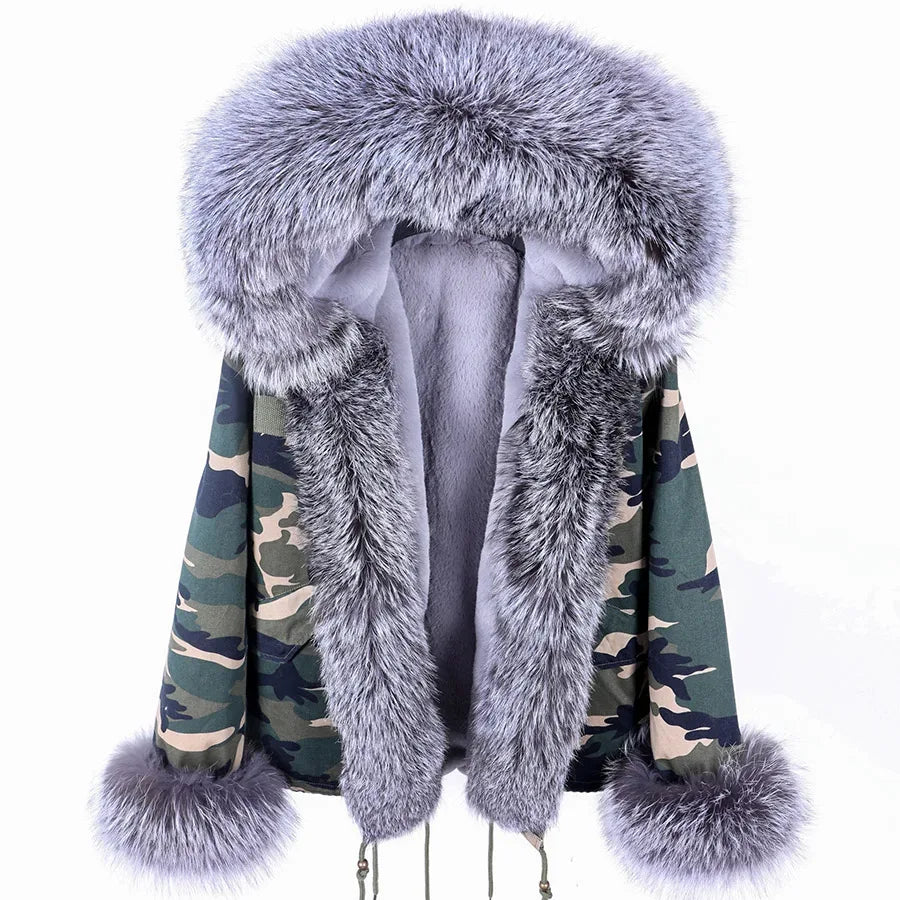 Parka militaire avec fourrure - Surplus militaire