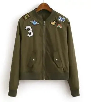 Veste militaire avec ecusson femme - Surplus militaire