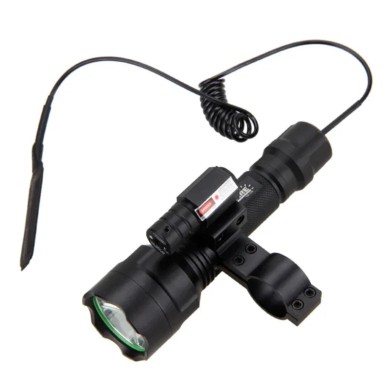 Lampe torche de chasse led verte - Surplus militaire