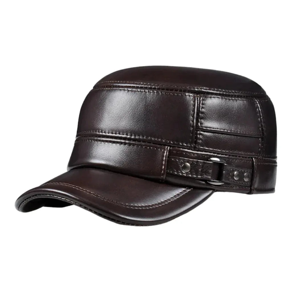 Casquette militaire cuir - Surplus militaire