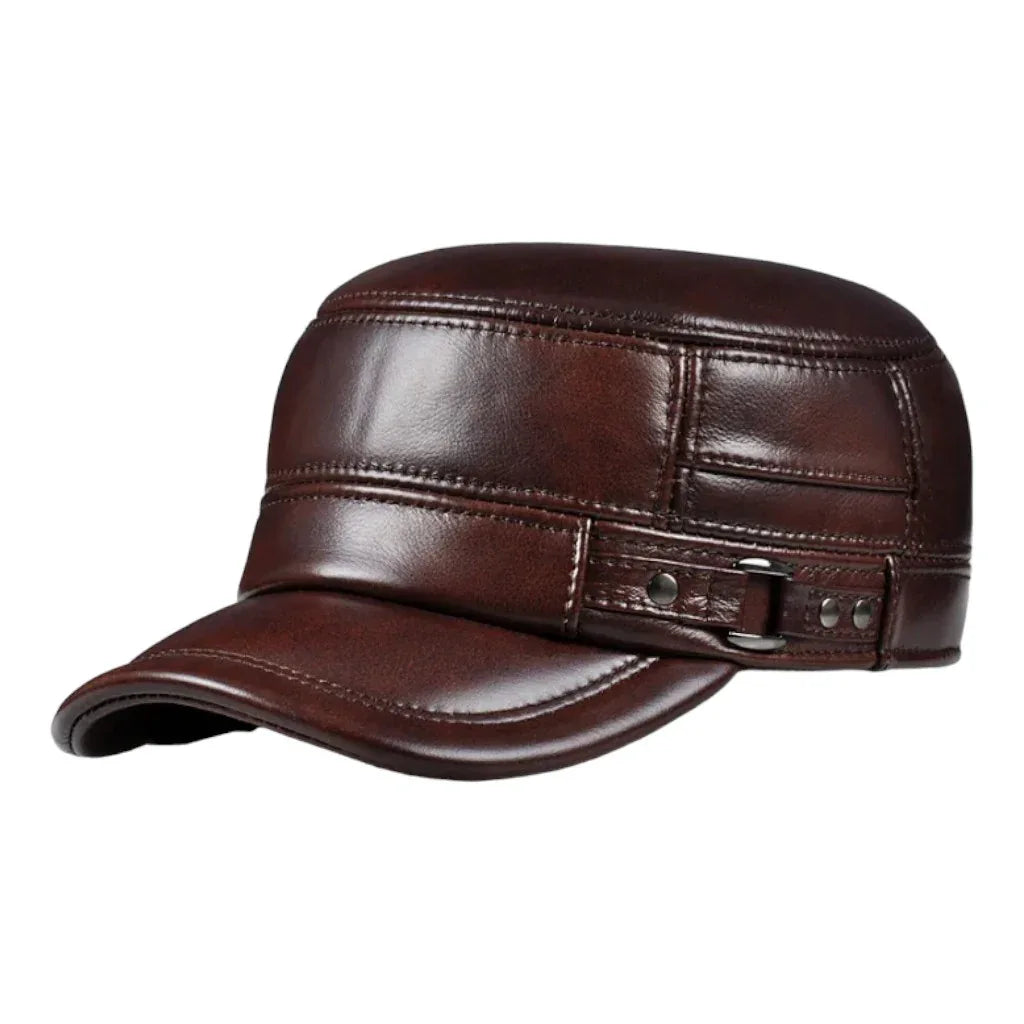 Casquette militaire cuir - Surplus militaire