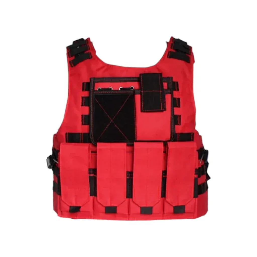 Gilet tactique rouge - Surplus militaire