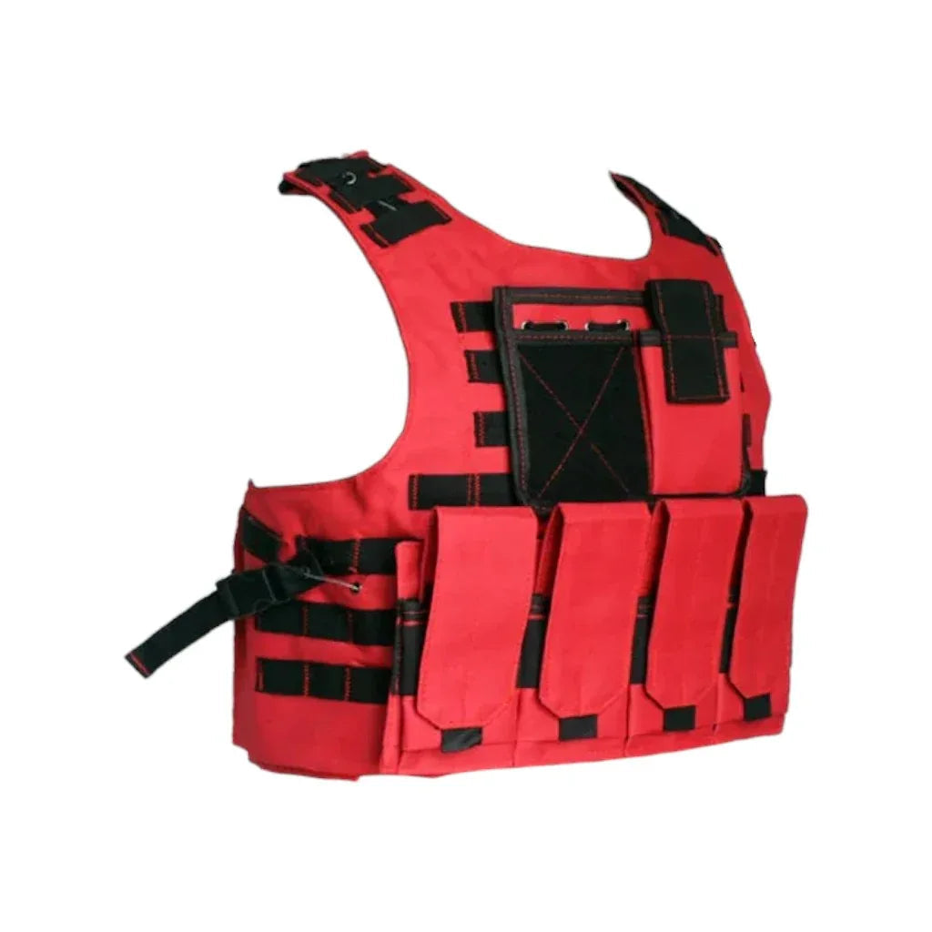Gilet tactique rouge - Surplus militaire