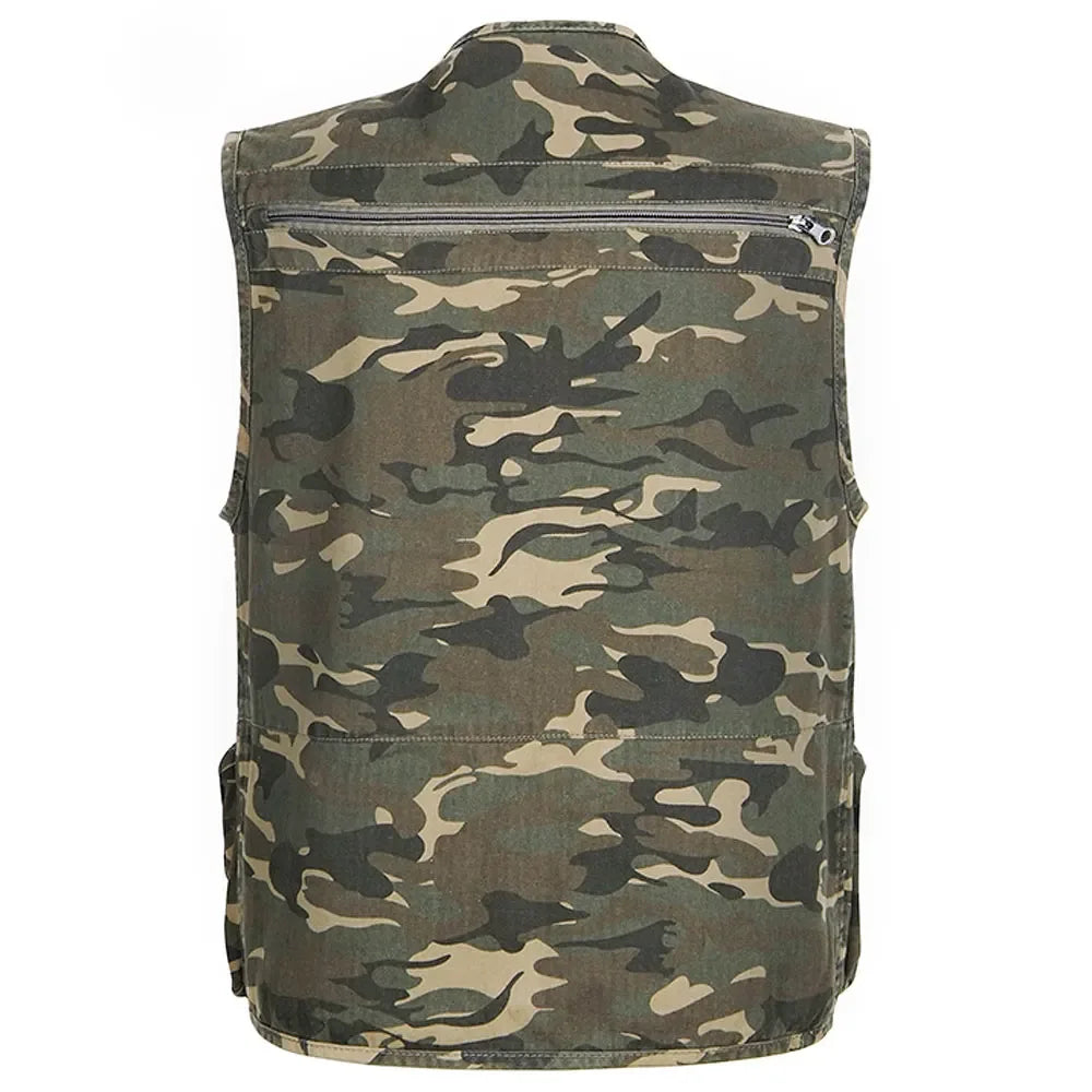 Gilet biker camouflage - Surplus militaire
