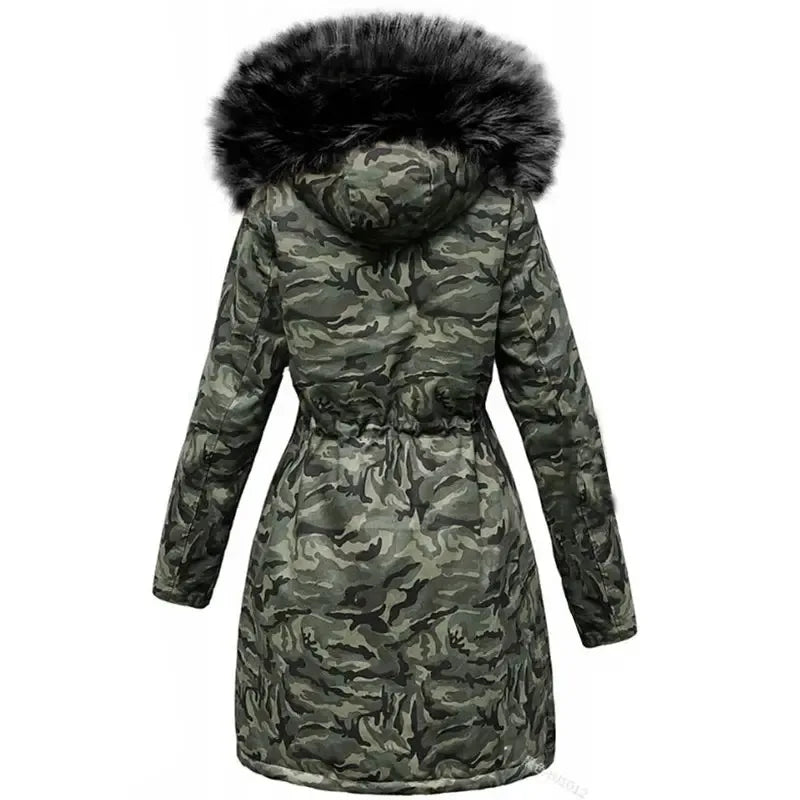 Parka militaire fourrure noir - Surplus militaire