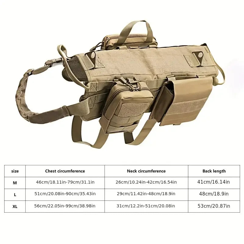 Harnais chien militaire - Surplus militaire