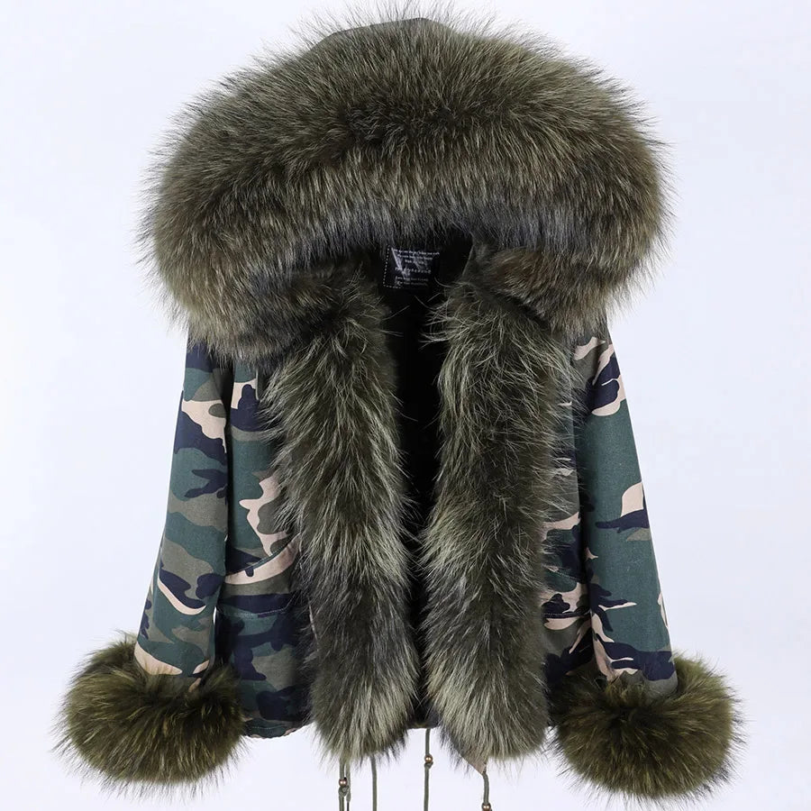 Parka militaire avec fourrure - Surplus militaire