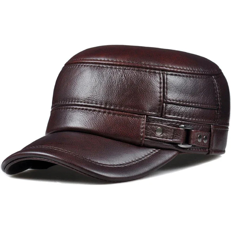 Casquette militaire cuir - Surplus militaire