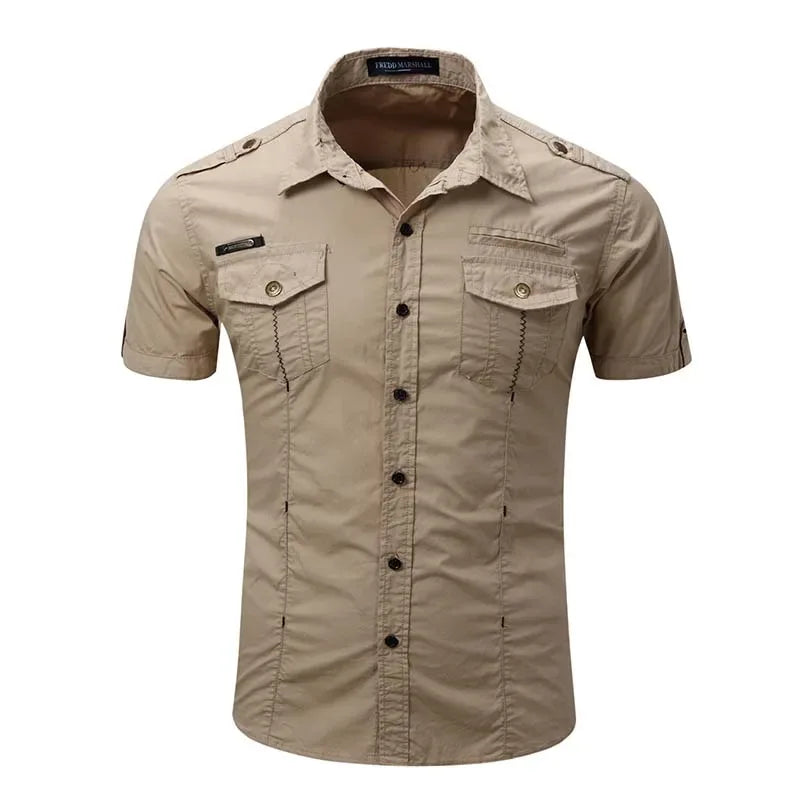 Chemise militaire kaki homme - Surplus militaire