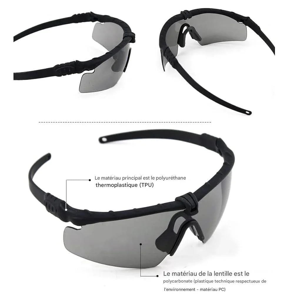 Lunette de soleil tactique militaire - Surplus militaire