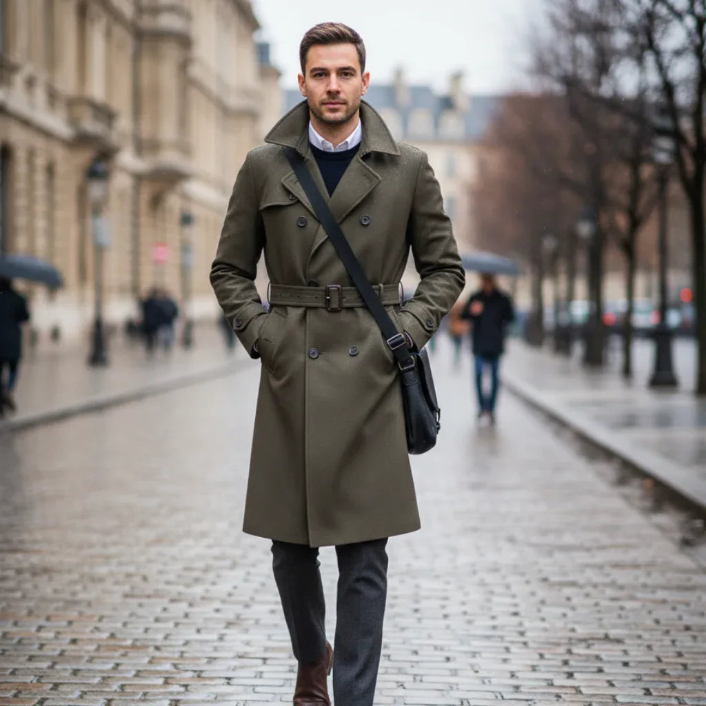 Manteau laine militaire homme - Surplus militaire