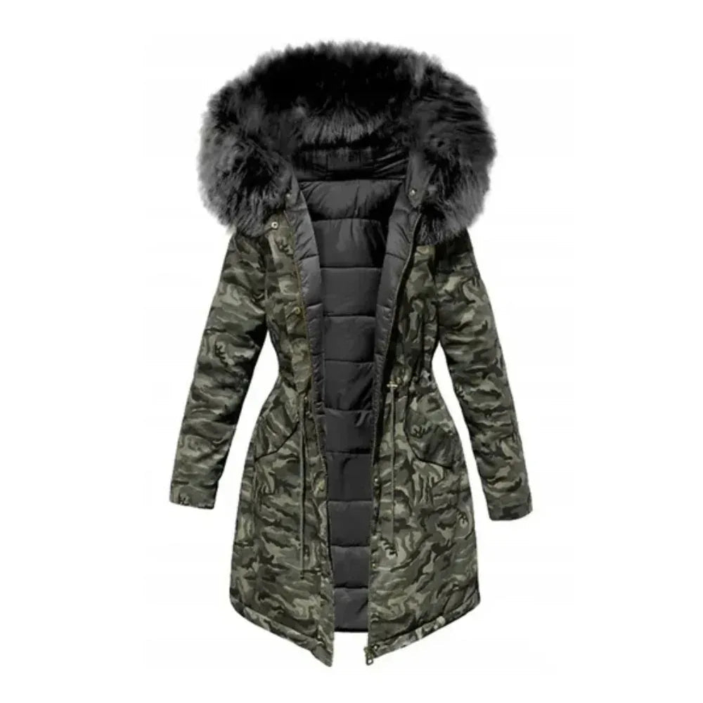 Parka militaire fourrure noir - Surplus militaire