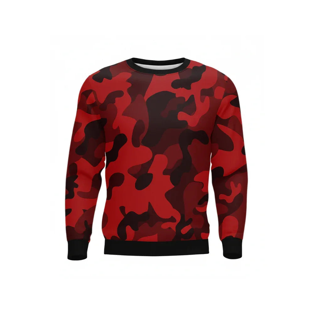 Pull camouflage rouge - Surplus militaire