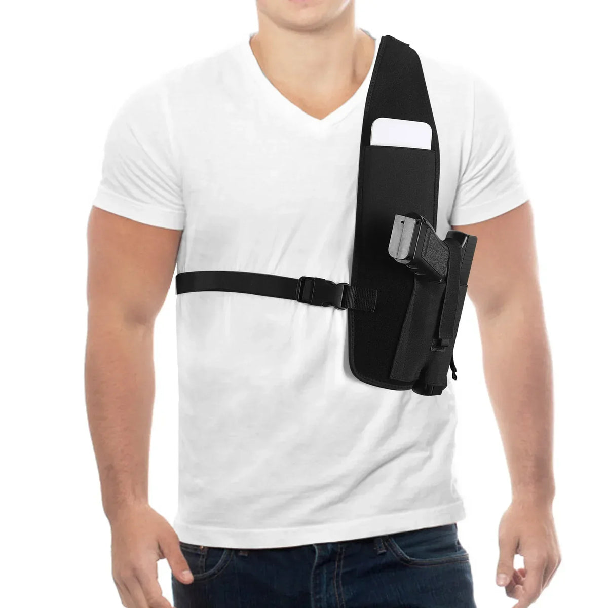 Holster poitrine revolver - Surplus militaire