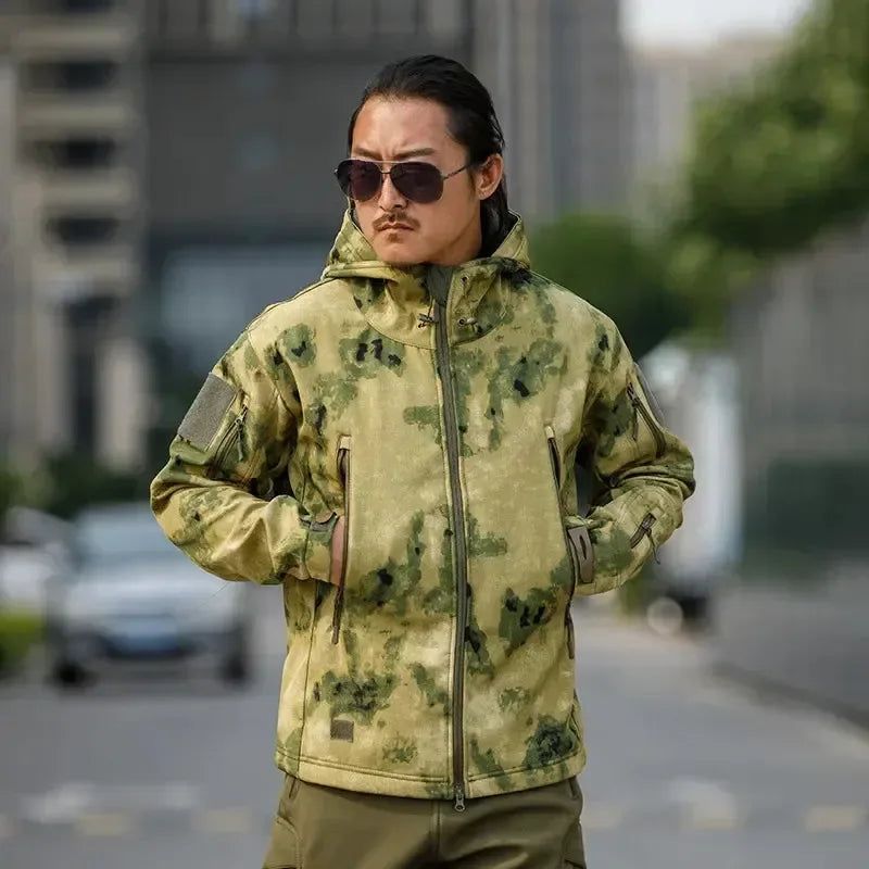 Veste softshell camouflage - Surplus militaire