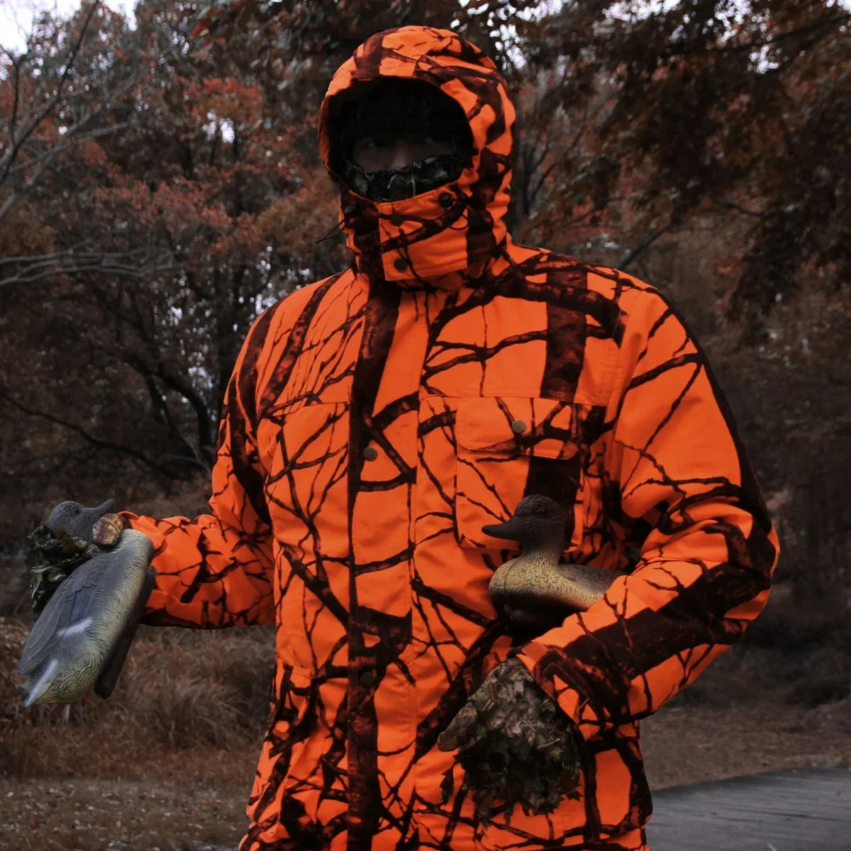 Manteau de chasse orange - Surplus militaire