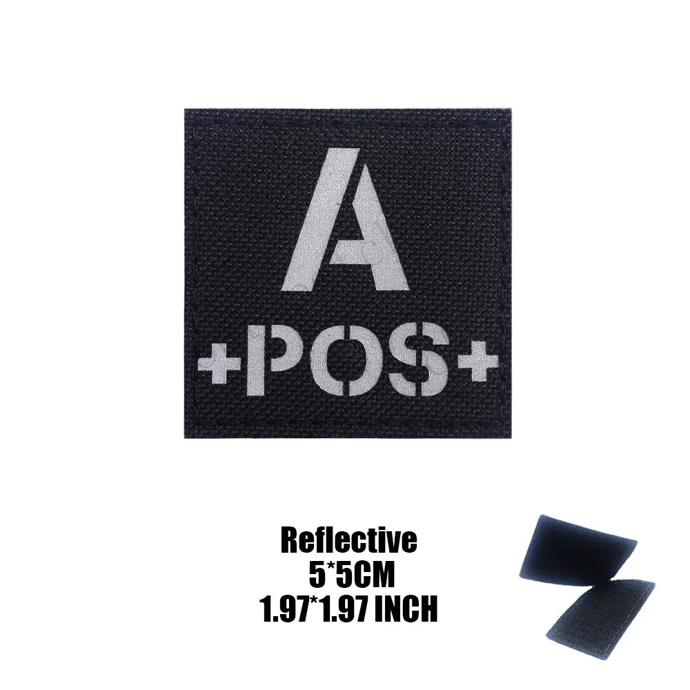 Patch groupe sanguin militaire - Surplus militaire