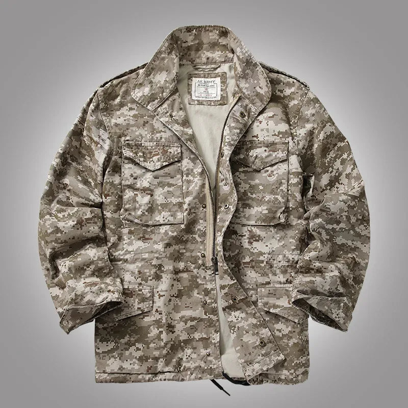 Veste militaire avec ecusson homme - Surplus militaire