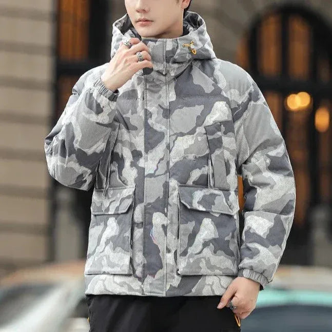 Doudoune camouflage blanc - Surplus militaire