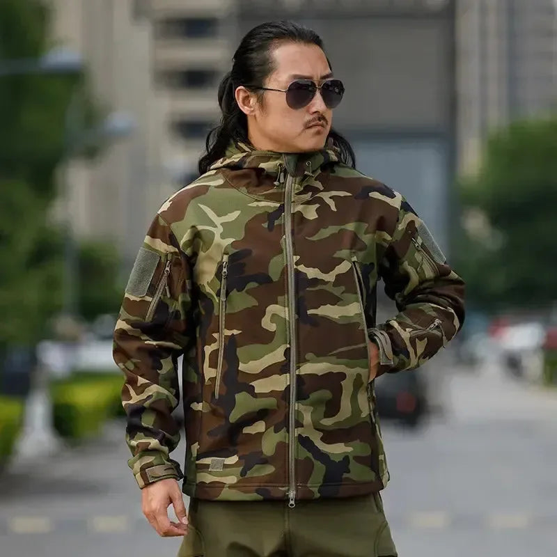 Veste softshell camouflage - Surplus militaire