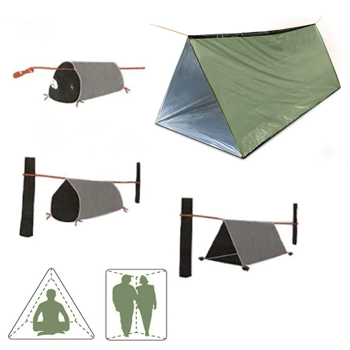 Tente de survie grand froid - Surplus militaire