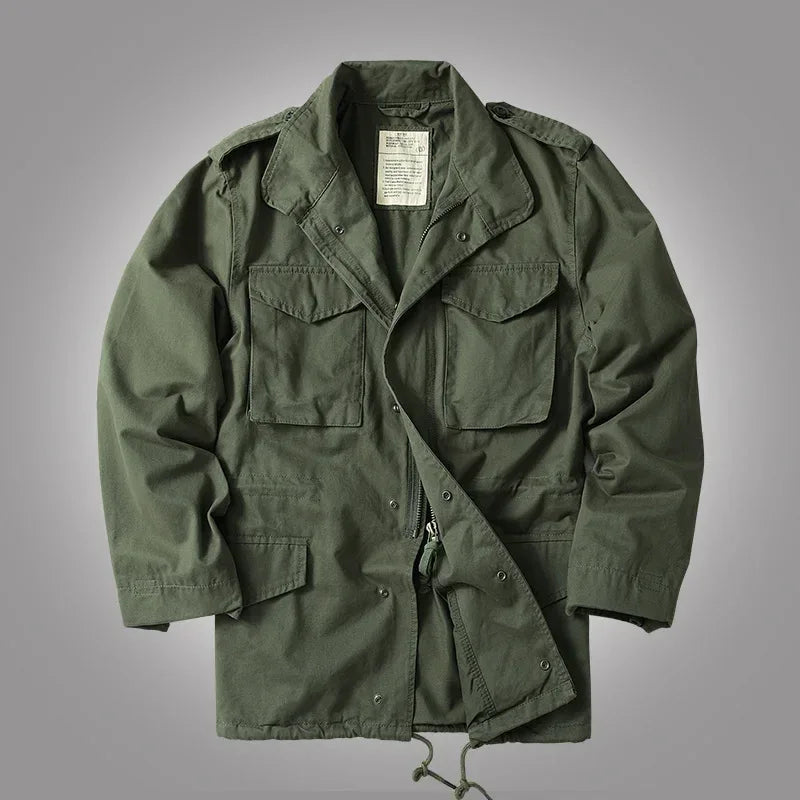 Veste militaire avec ecusson homme - Surplus militaire