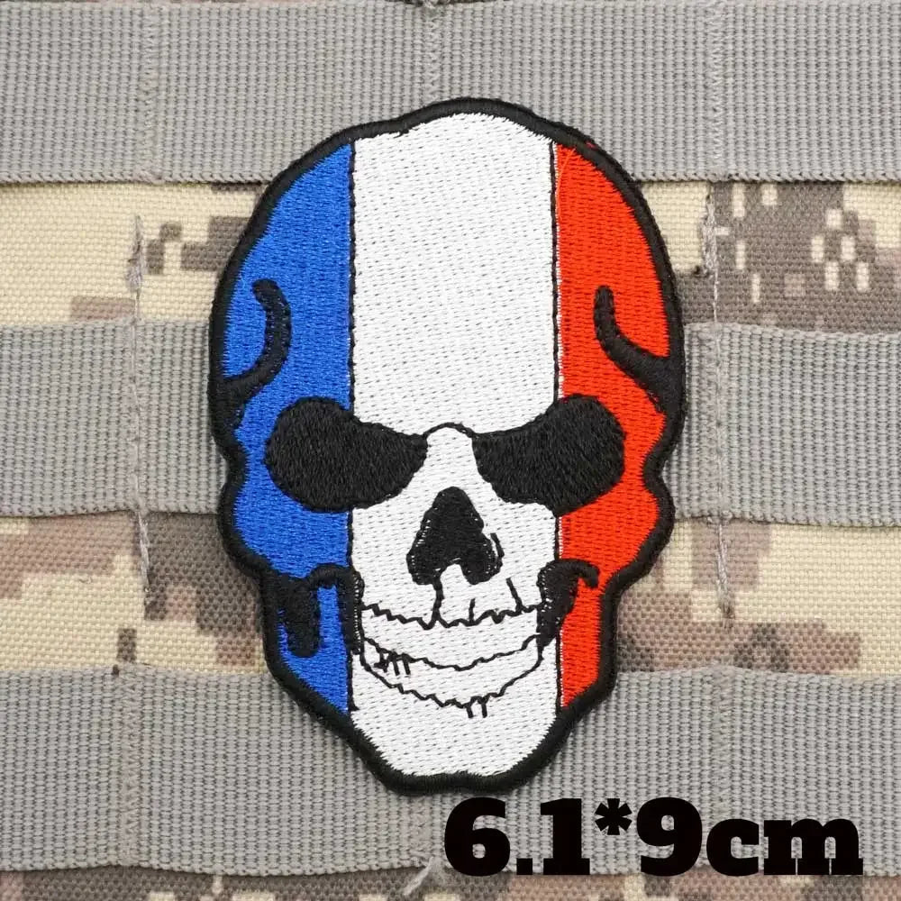 Patch Tête de mort France - Surplus militaire