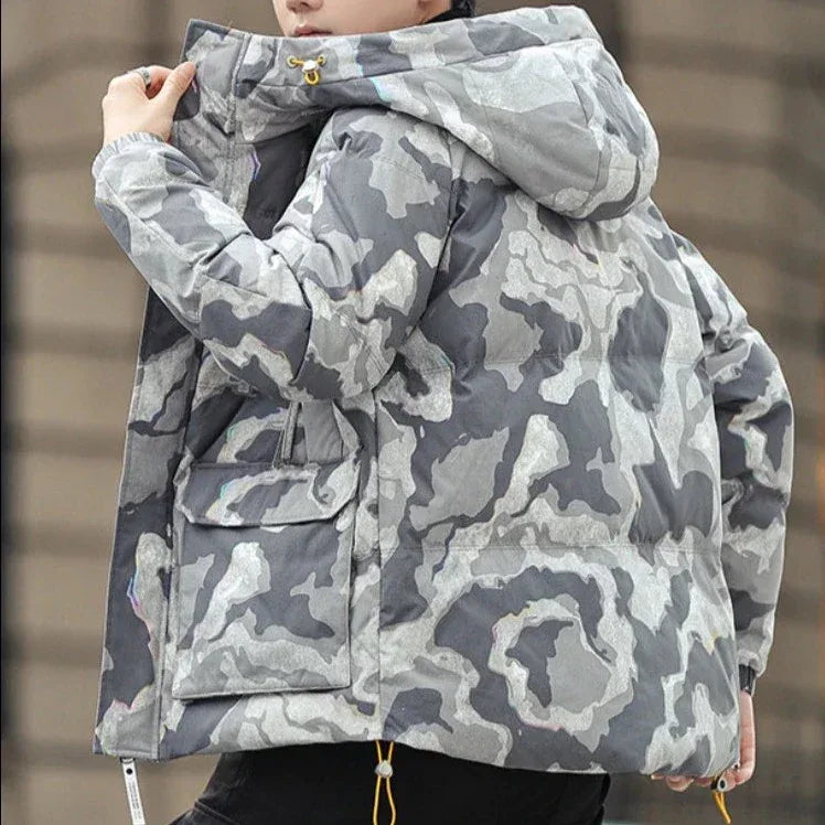 Doudoune camouflage blanc - Surplus militaire
