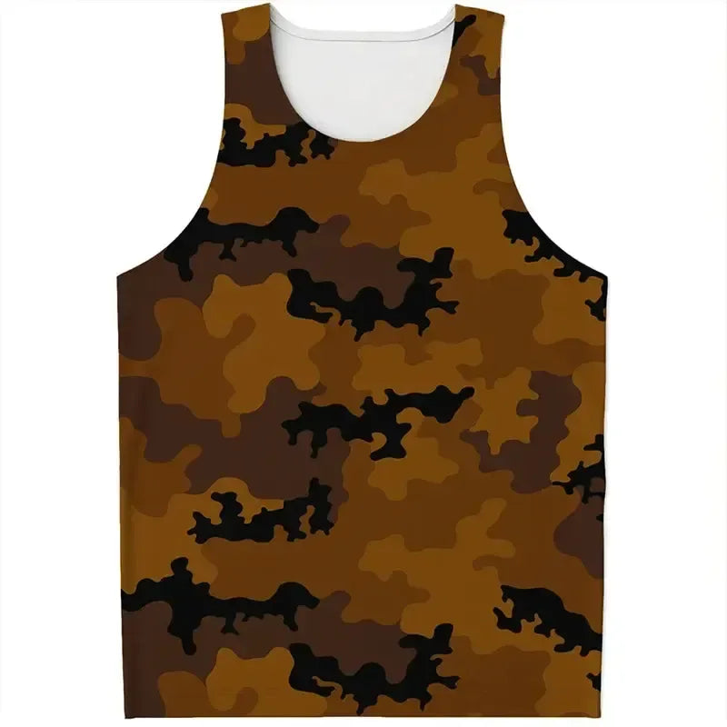 Debardeur militaire marron - Surplus militaire