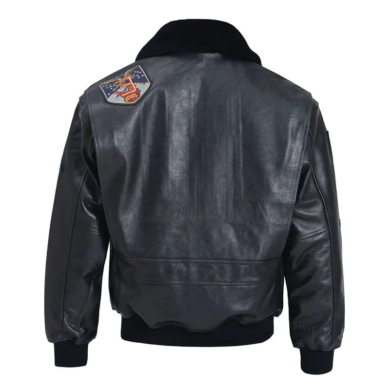 Veste cuir militaire - Surplus militaire