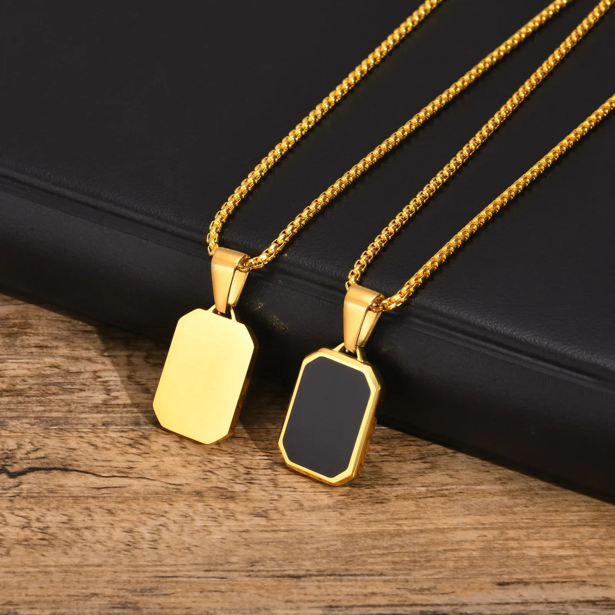 Collier plaque militaire noir - Surplus militaire