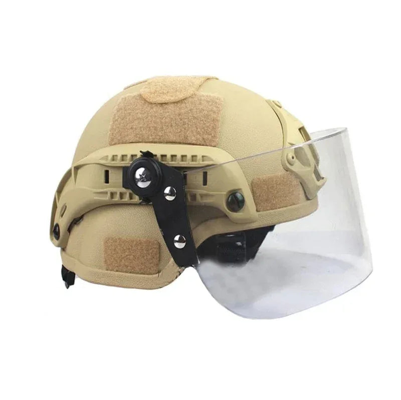 Casque airsoft avec visiere - Surplus militaire
