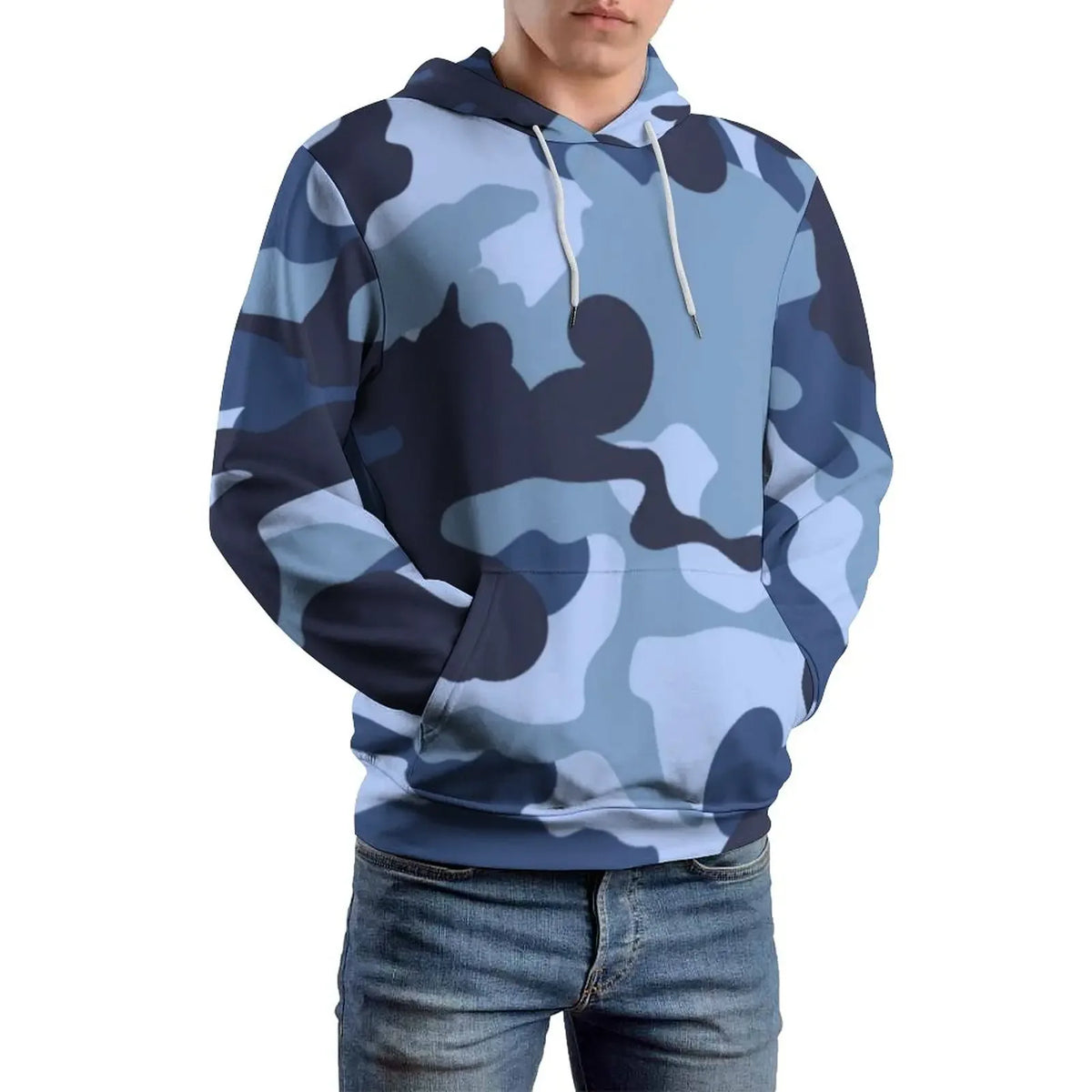 Pull camouflage bleu - Surplus militaire