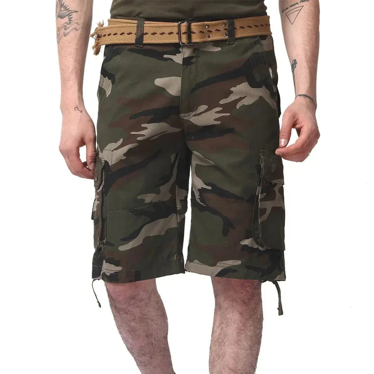 Bermuda cargo camouflage homme - Surplus militaire