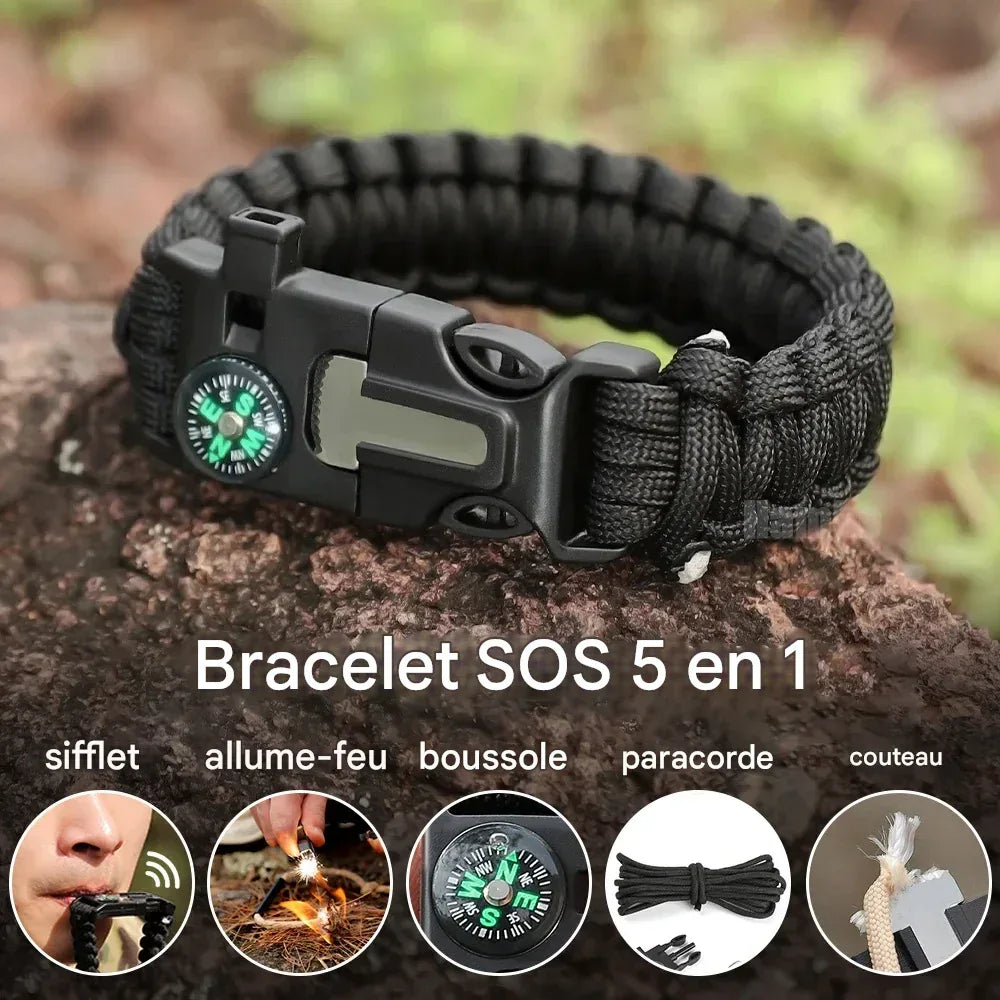 Bracelet survie couteau - Surplus militaire