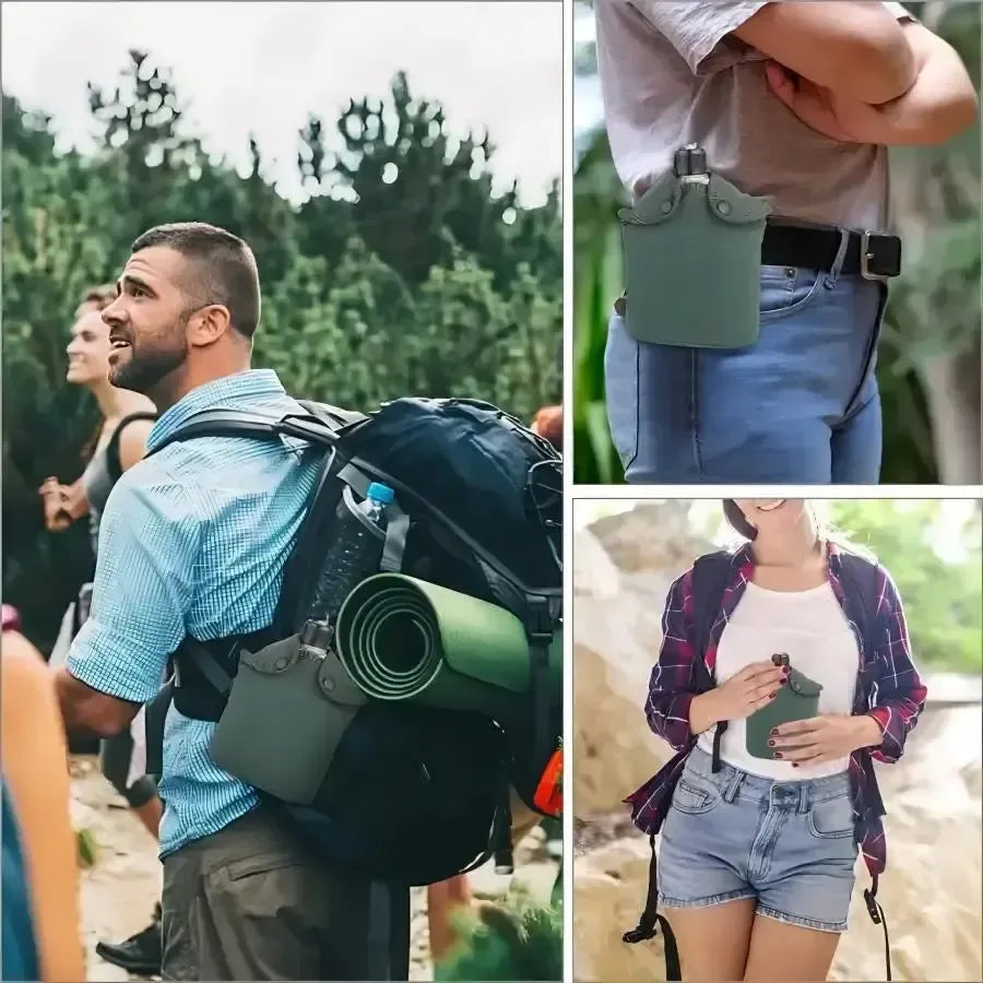 Gourde militaire avec quart - Surplus militaire