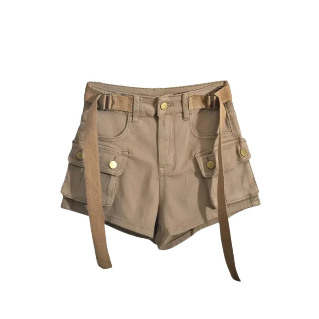 Short kaki femme militaire - Surplus militaire