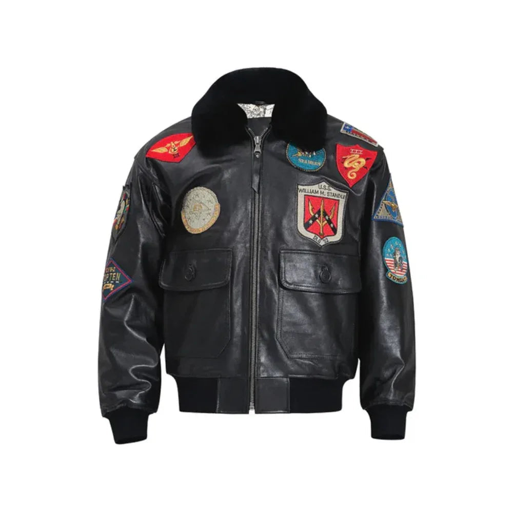 Veste cuir militaire - Surplus militaire